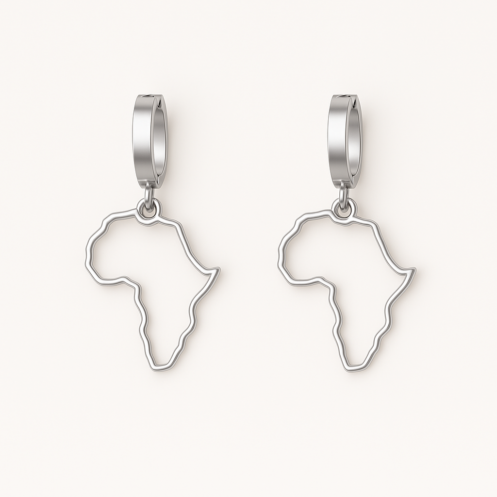 Africa dangle earrings