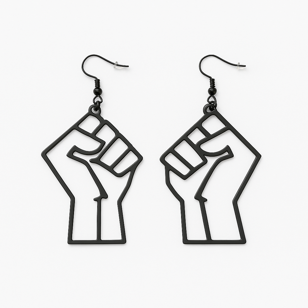 Fist Up Earrings