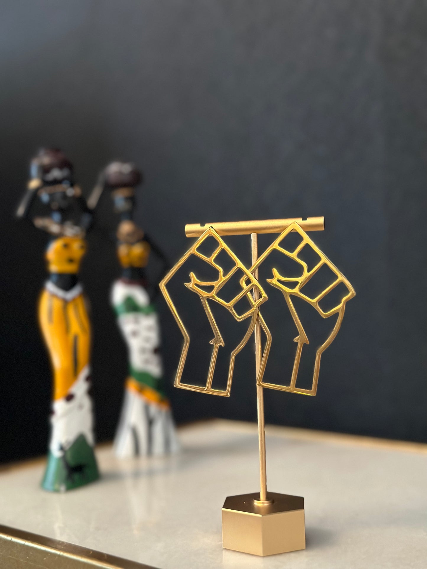 Fist Up Earrings