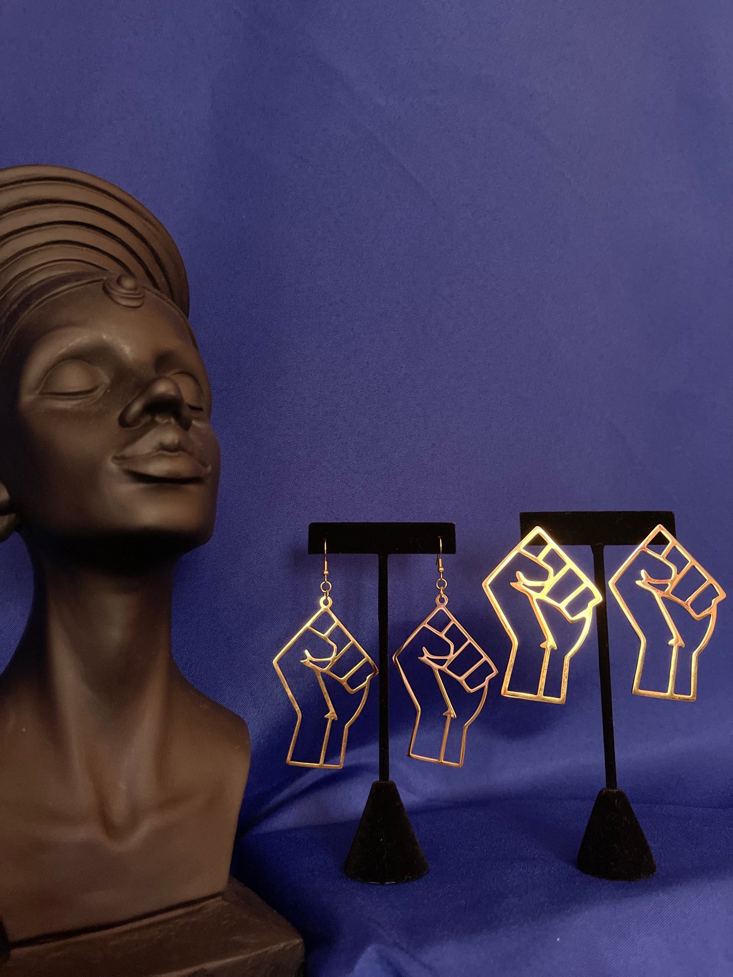 Fist Up Earrings